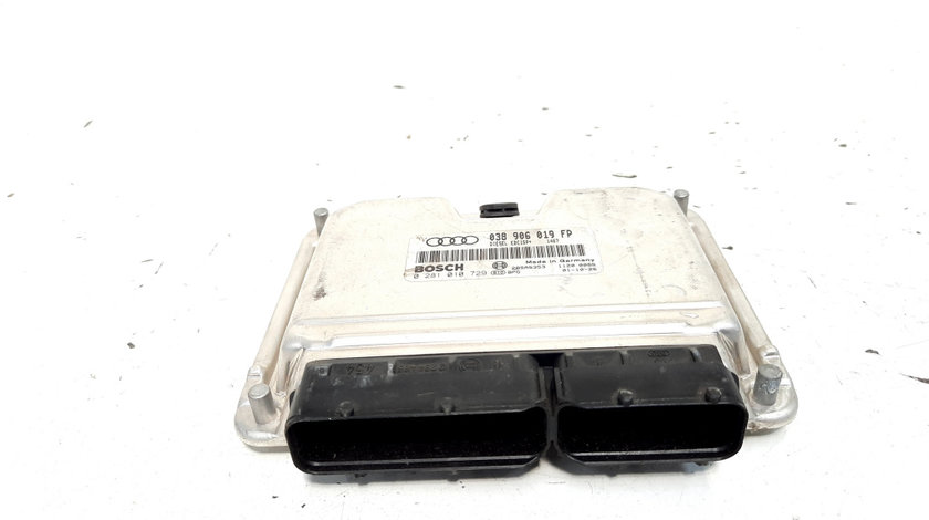 Calculator motor, cod 038906019FP, 0281010729, Audi A4 (8E2, B6) 1.9 TDI, AWX (id:535615)