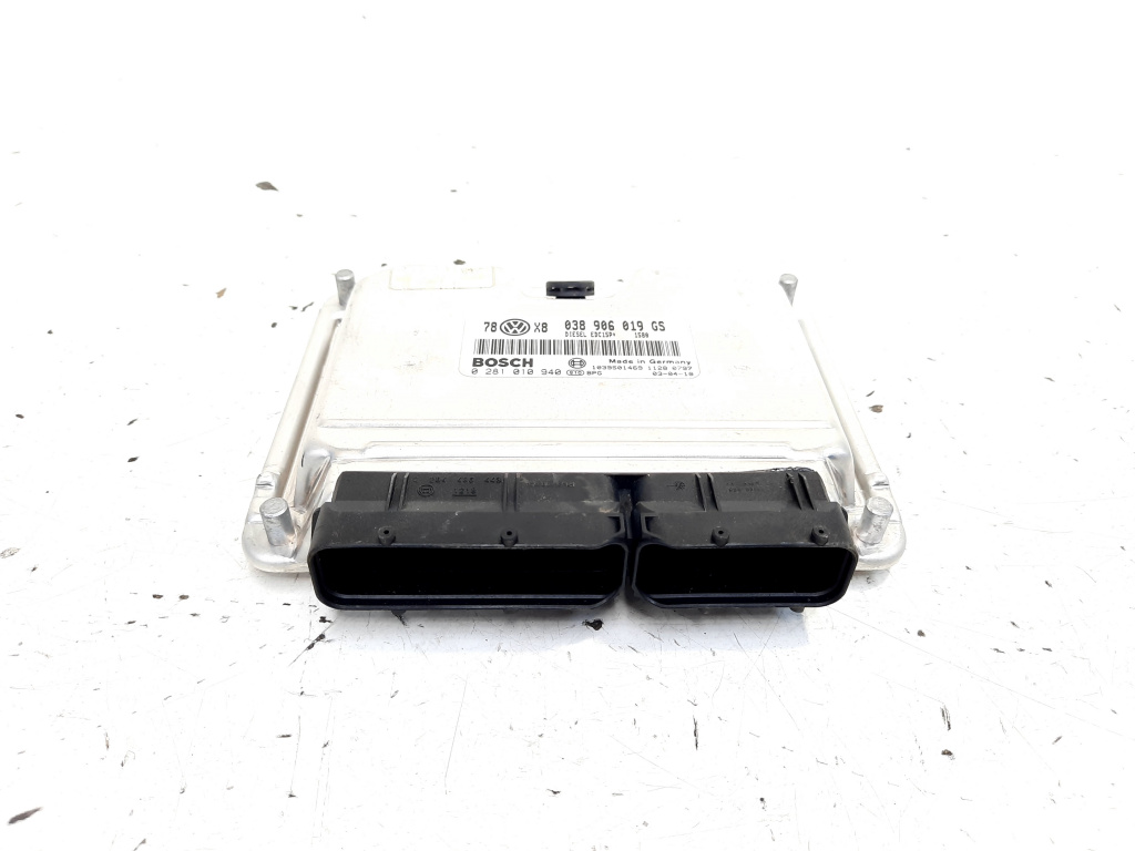 Calculator motor, cod 038906019GS, 0281010940, Audi A6 Avant (4B5, C5), 1.9 TDI, AWX (idi:535611)