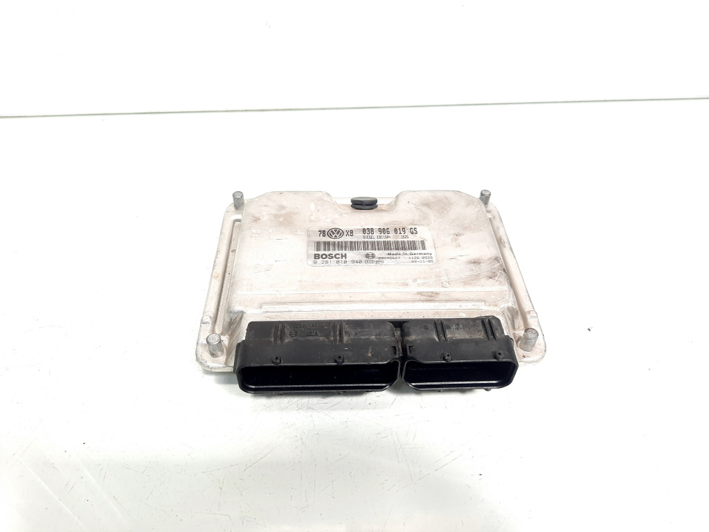 Calculator motor, cod 038906019GS, 0281010940, Skoda Superb I (3U4) 1.9 TDI, AWX (idi:531175)
