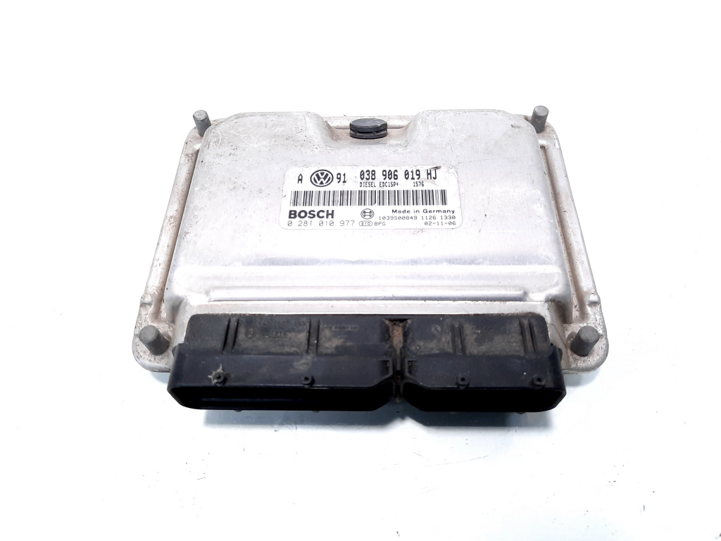 Calculator motor, cod 038906019HJ, 0281090977, VW Golf 4 (1J1), 1.9 TDI, ASZ (id:110747)