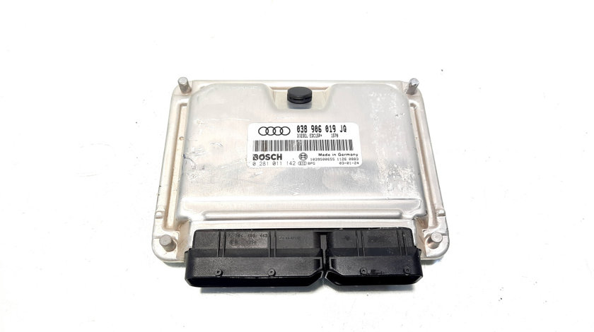 Calculator motor, cod 038906019JQ, 0281011142, Audi A4 (8E2, B6) 1.9 TDI, AWX (id:527101)