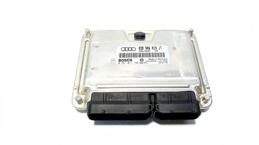 Calculator motor, cod 038906019JT, 0281011138, Audi A4 (8E2, B6), 1.9 TDI, AVF (id:527132)