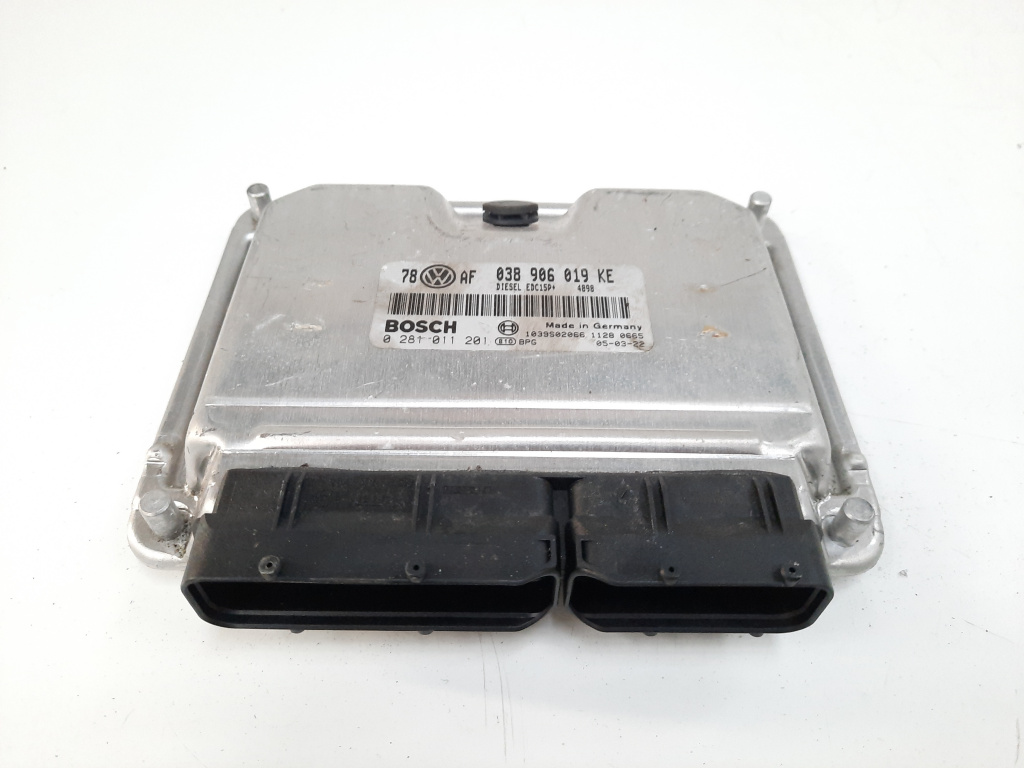 Calculator motor, cod 038906019KE, 0281011201, Skoda Superb I (3U4) 1.9 TDI, AWX (id:491973)