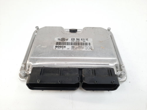 Calculator motor, cod 038906019KE, 0281011201, Skoda Superb I (3U4) 1.9 TDI, AWX (id:491973)