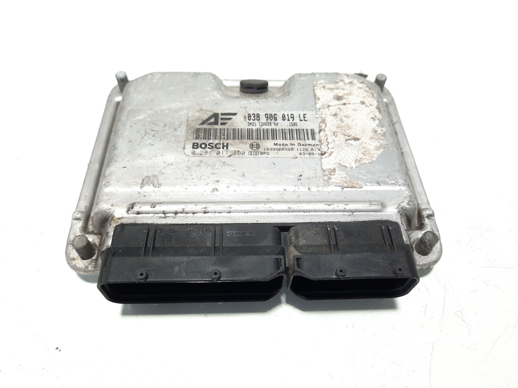 Calculator motor,cod 038906019LE, 0281011190, Ford Galaxy 1, 1.9 TDI, ASZ (id:491397)