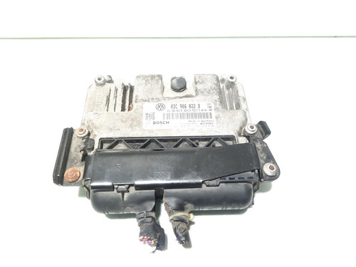 Calculator motor, cod 03C906022B, 0261201787, VW Golf 5 Plus (5M1), 1.4 TSI, CAX (idi:530059)