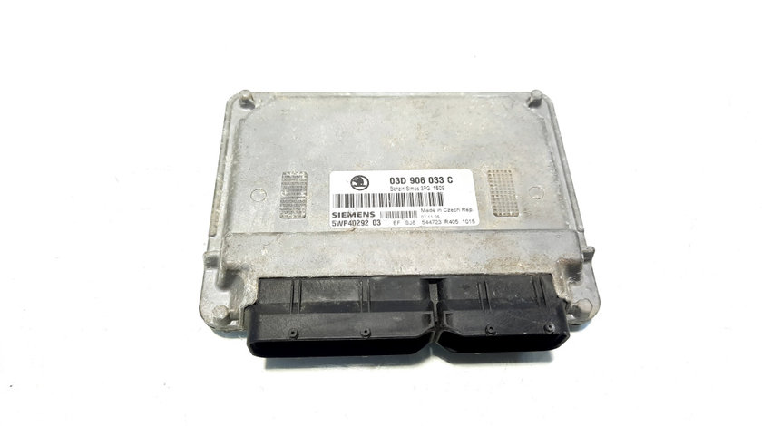 Calculator motor, cod 03D906033C, Skoda Fabia 1 (6Y2), 1.2 12V benz, BMD (id:527086)