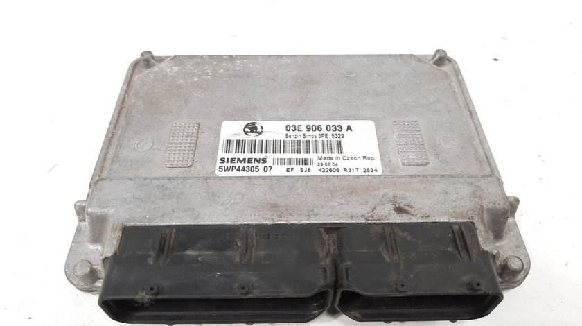 Calculator motor, cod 03E906033A, Seat Cordoba (6L2), 1.2 benz, AZQ (idi:535499)