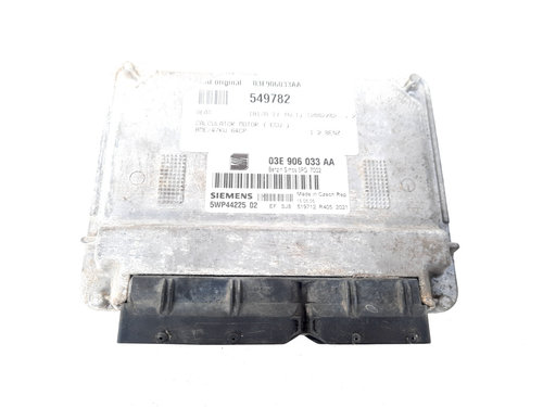 Calculator motor, cod 03E906033AA, Skoda Fabia 1 Combi (6Y5), 1.2 benz, BME (idi:549782)