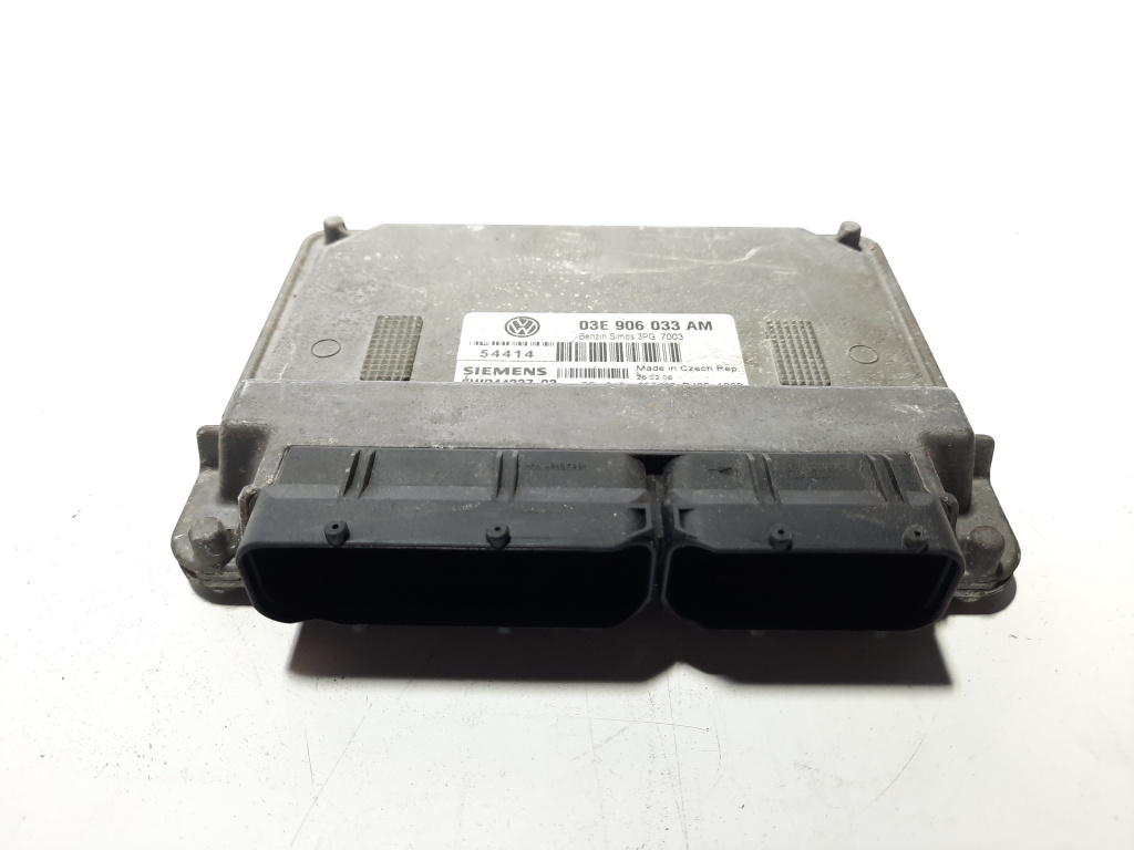 Calculator motor, cod 03E906033AM, Seat Ibiza 4 (6L1), 1.2 benz, AZQ (id:491437)