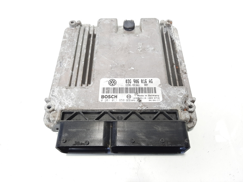 Calculator motor, cod 03G906016AG, 0281011658, Seat Altea (5P1), 1.9 TDI, BJB (idi:483305)