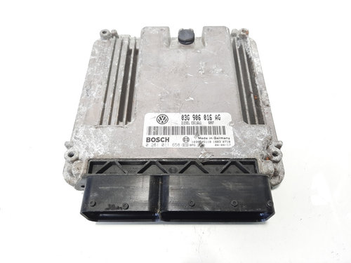 Calculator motor, cod 03G906016AG, 0281011658, Seat Altea (5P1), 1.9 TDI, BJB (idi:483305)