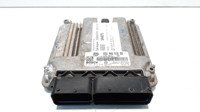 Calculator motor, cod 03G906016BD, 0281012236, Vw Passat Variant (3C5) 1.9 TDI, BKC, 4X4 (idi:544879)