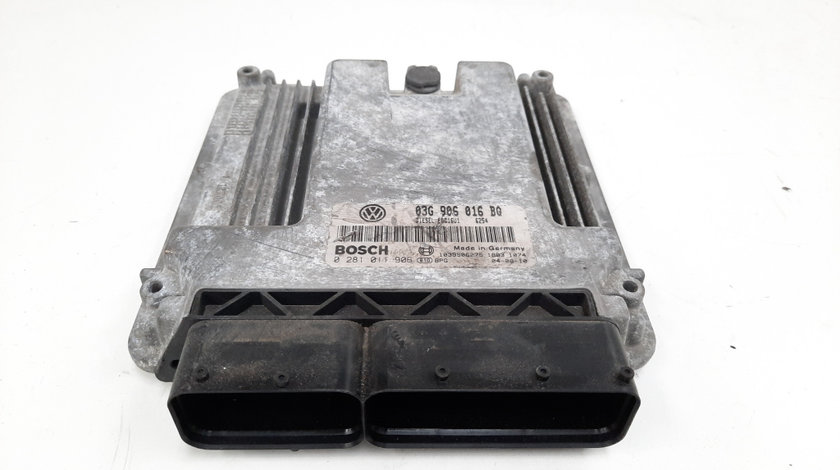 Calculator motor, cod 03G906016BQ, 0281011906, Skoda Octavia 2 Combi (1Z5) 2.0 TDI, BKD (idi:491803)