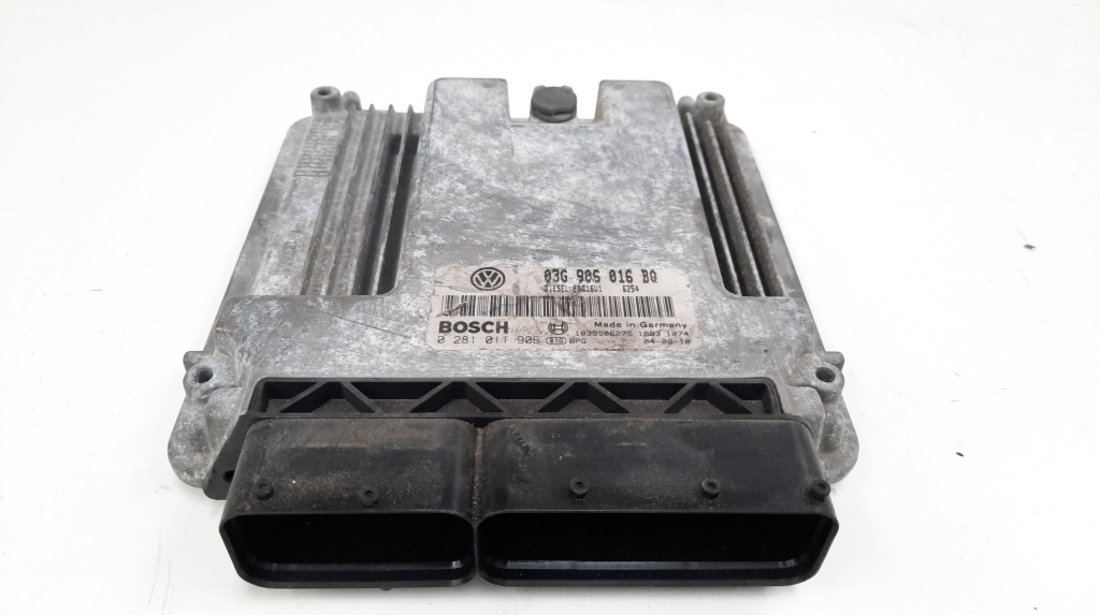 Calculator motor, cod 03G906016BQ, 0281011906, Vw Golf 5 (1K1) 2.0 TDI, BKD (idi:491803)