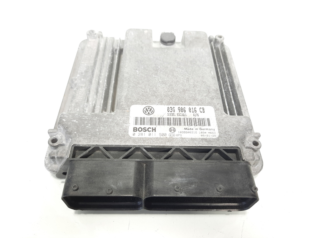 Calculator motor, cod 03G906016CB, 0281011900, Vw Passat (3C2) 1.9 TDI, BKC (idi:491777)