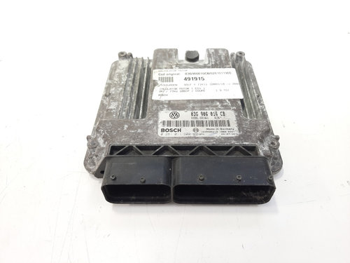 Calculator motor, cod 03G906016CB, 0281011900, Vw Golf 5 (1K1) 1.9 TDI, BKC (idi:491915)