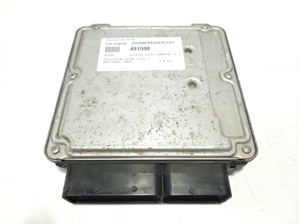 Calculator motor, cod 03G906016F, 0281011391, Audi A3 (8P1), 2.0 TDI, BKD (idi:491598)