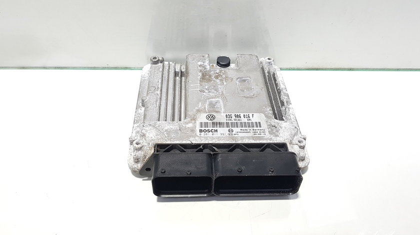 Calculator motor, cod 03G906016F, 0281011391, Seat Leon (1P1), 2.0 TDI, BKD (idi:404641)