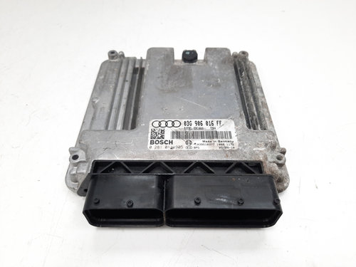 Calculator motor, cod 03G906016FF, 0281011905, Audi A3 Sportback (8PA) 2.0 TDI, BKD (idi:491506)