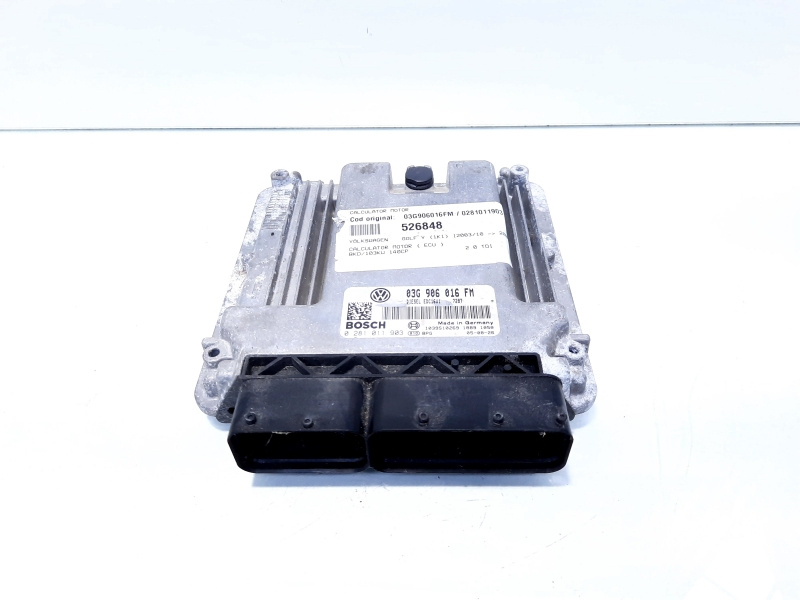 Calculator motor, cod 03G906016FM, 0281011903, Audi A3 (8P1), 2.0 TDI, BKD (idi:526848)