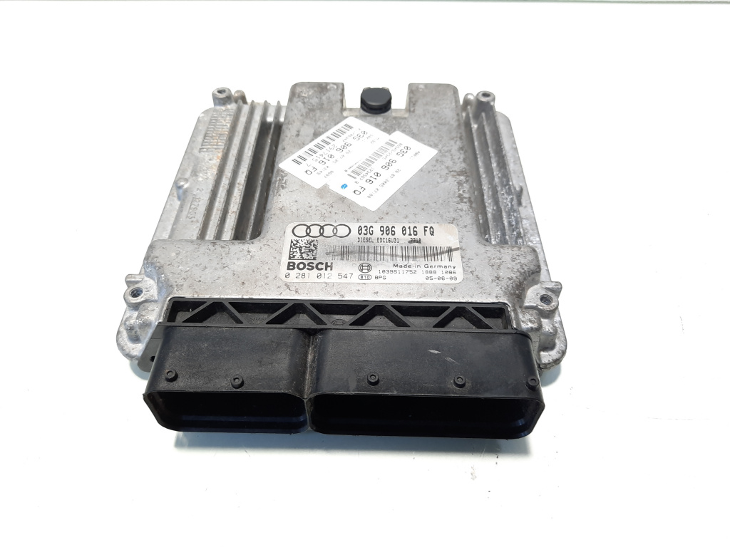Calculator motor, cod 03G906016FQ, 0281012547, Audi A4 Avant (8ED, B7), 2.0 TDI, BPW (id:549307)