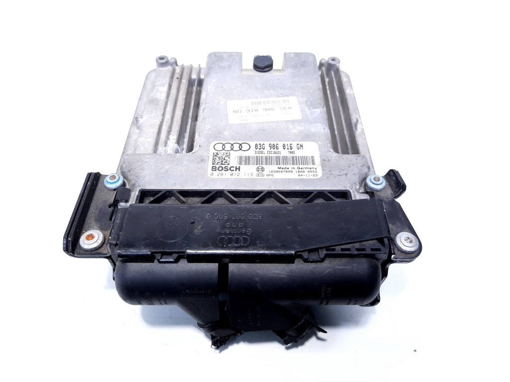 Calculator motor, cod 03G906016GN, 0281012113, Audi A4 (8EC, B7), 2.0 TDI, BLB (id:526854)