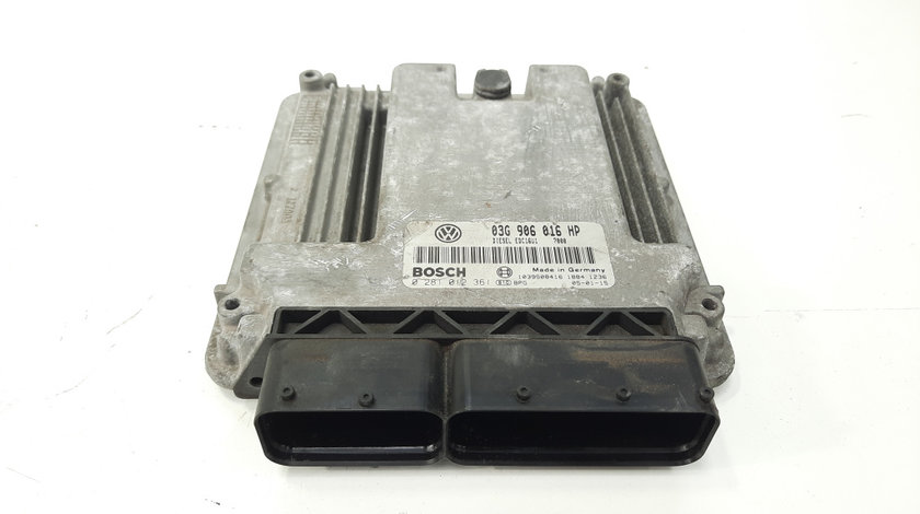 Calculator motor, cod 03G906016HP, 0281012361, VW Golf 5 (1K1), 1.9 TDI, BRU (idi:491866)