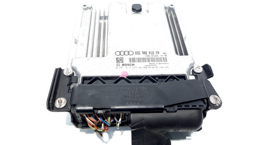 Calculator motor, cod 03G906016KN, 0281013293, Audi A4 Avant (8ED, B7) 2.0 TDI, BPW (idi:511439)