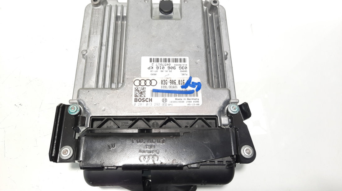 Calculator motor, cod 03G906016KP, 0281013292, Audi A4 (8EC, B7), 2.0 TDI, BPW (idi:493851)