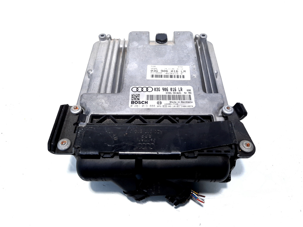 Calculator motor, cod 03G906016LR, 0281013888, Audi A4 (8EC, B7), 2.0 TDI, BRE (id:526845)