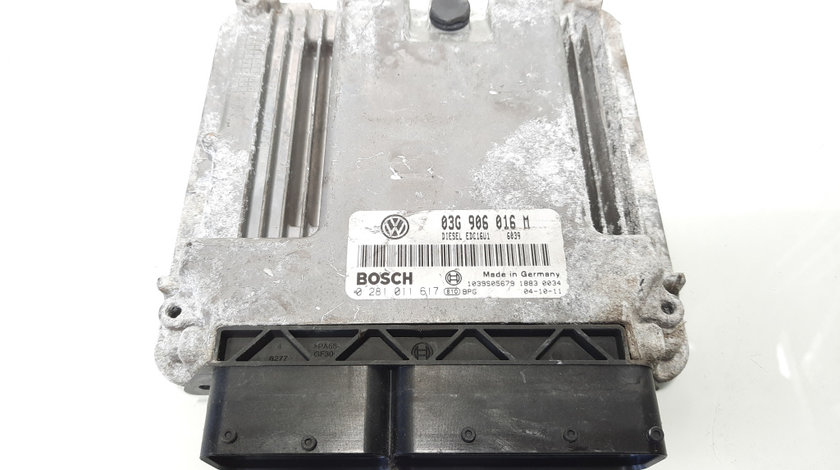 Calculator motor, cod 03G906016M, 0281011617, Vw Golf 5 (1K1) 2.0 SDI, BDK (id:483399)