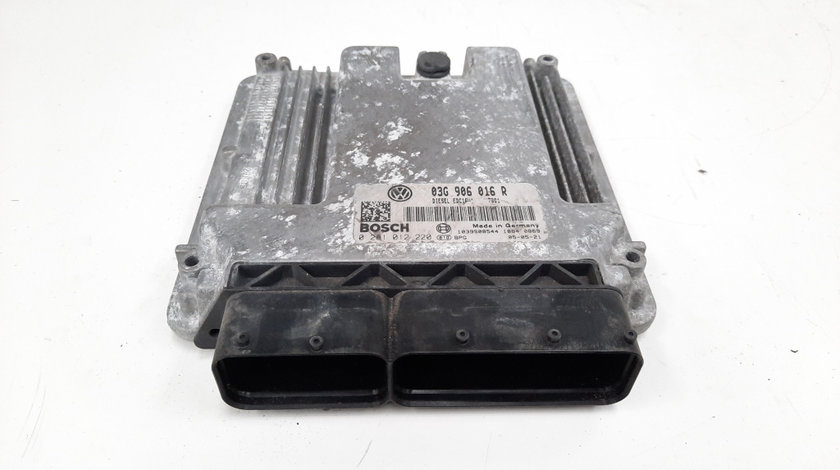 Calculator motor, cod 03G906016R, 0281012220, Seat Leon (1P1) 1.9 TDI, BKC (idi:491589)