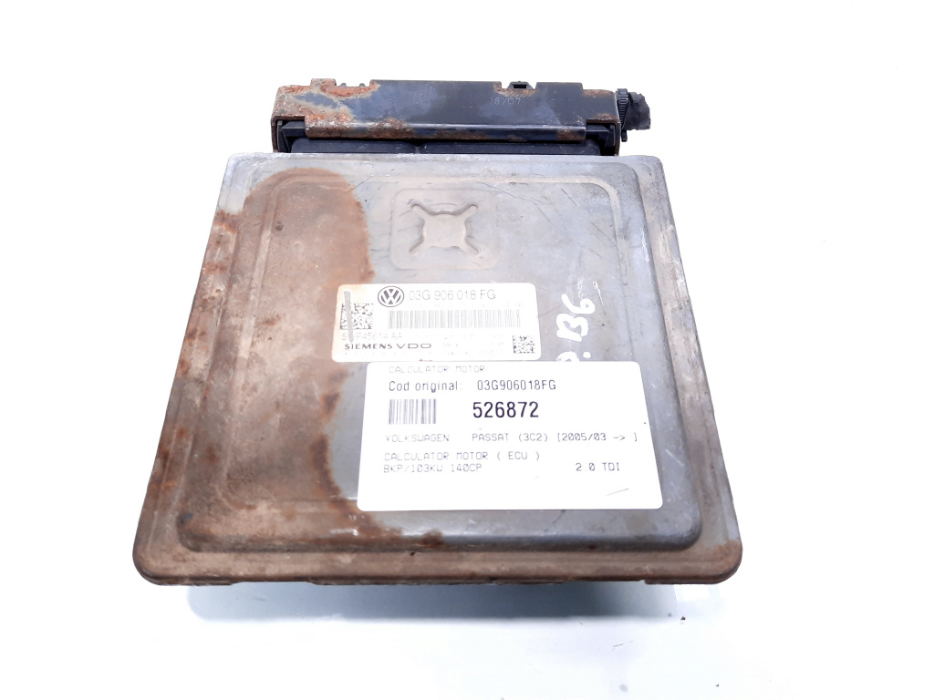 Calculator motor, cod 03G906018FG, VW Passat Variant (3C5), 2.0 TDI, BKP (idi:526872)