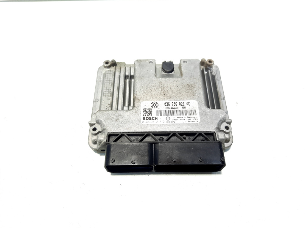 Calculator motor, cod 03G906021AC, 0281012719, VW Passat Variant (3C5), 2.0 TDI, BMP (id:527084)