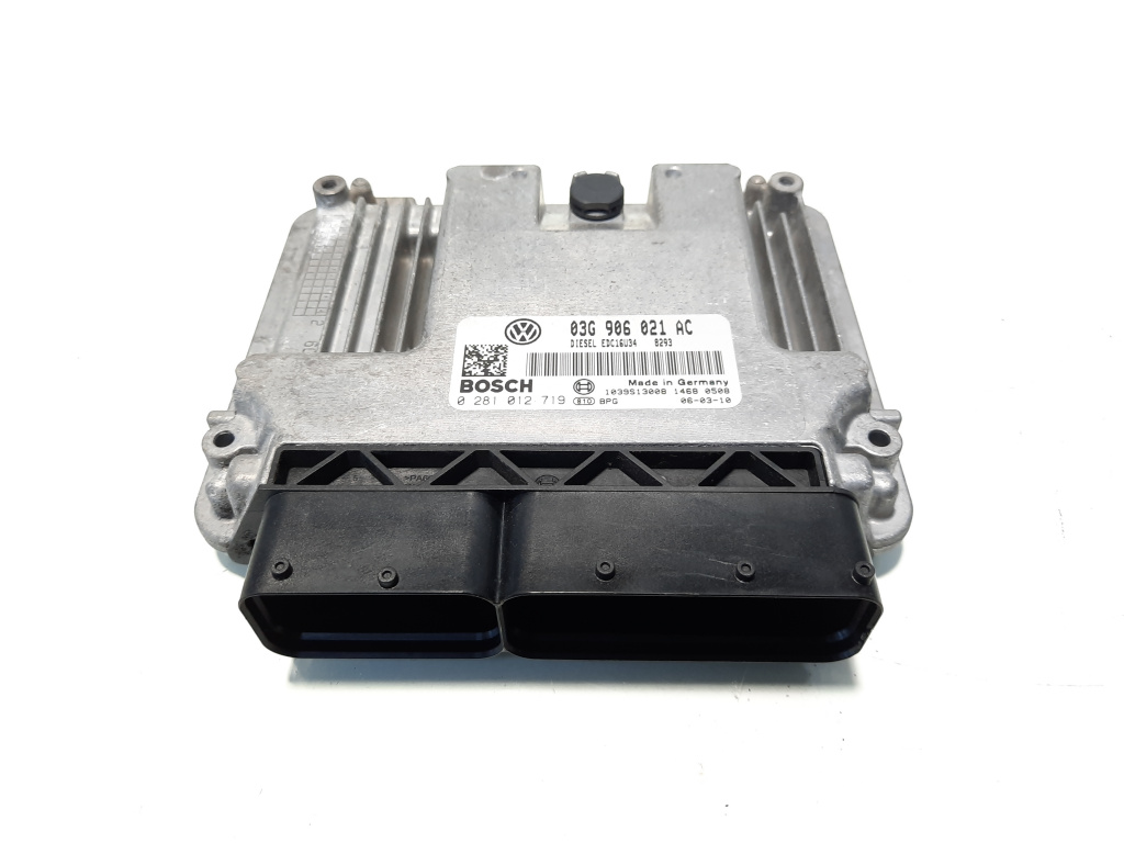 Calculator motor, cod 03G906021AC, 0281012719, VW Passat (3C2), 2.0 TDI, BMP (idi:549251)