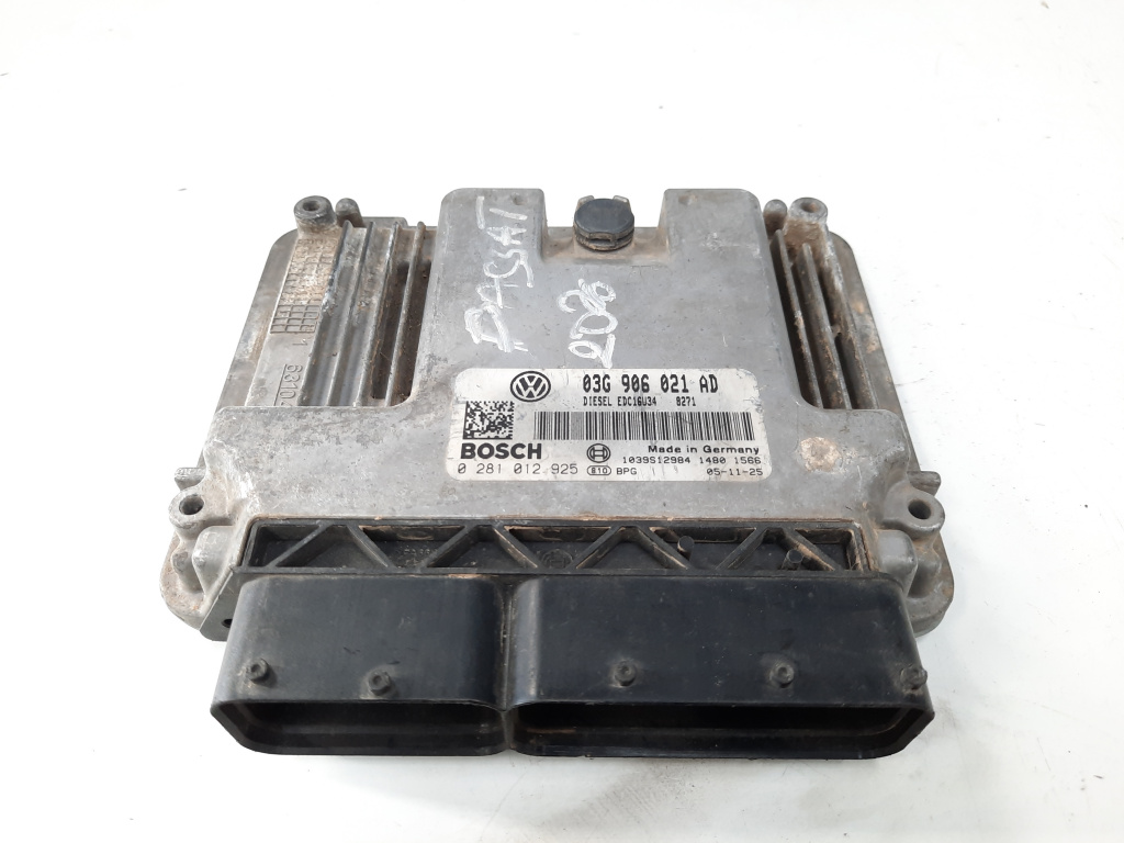 Calculator motor, cod 03G906021AD, 0281012925, VW Passat Variant (3C5), 2.0 TDI, BMP (id:538572)