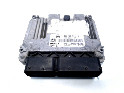 Calculator motor, cod 03G906021FS, 0281013171, VW Eos (1F7, 1F8), 2.0 TDI, BMM (id:526829)