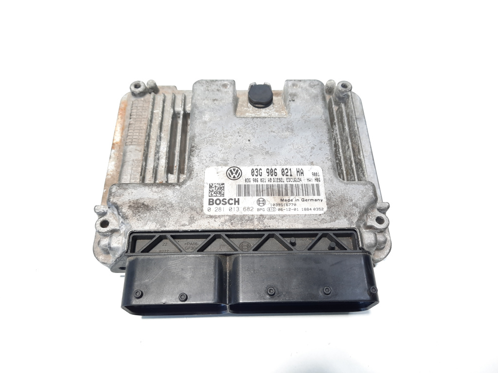 Calculator motor, cod 03G906021HA, VW Golf 5 (1K1), 1.9 TDI, BLS (idi:473455)