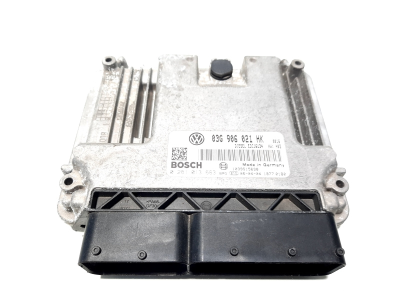 Calculator motor, cod 03G906021HK, 0281013683, Audi A3 Sportback (8PA), 1.9 TDI, BLS (idi:274906)