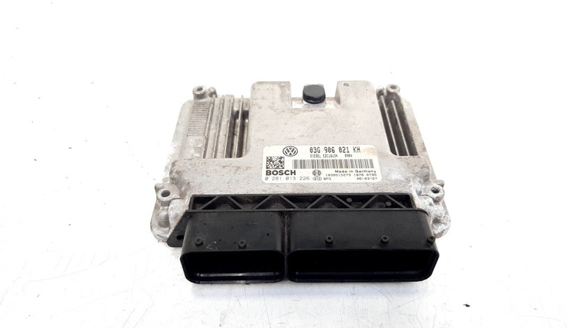 Calculator motor, cod 03G906021KH, 0281013226, VW Passat (3C2), 1.9 TDI, BXE (idi:543541)