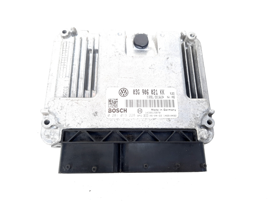 Calculator motor, cod 03G906021KK, 0281013228, Seat Toledo 3 (5P2), 2.0 TDI, BKD (idi:549758)
