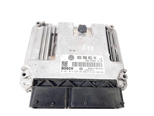 Calculator motor, cod 03G906021KK, 0281013228, Vw Golf 5 (1K1) 2.0 TDI, BKD (idi:549983)