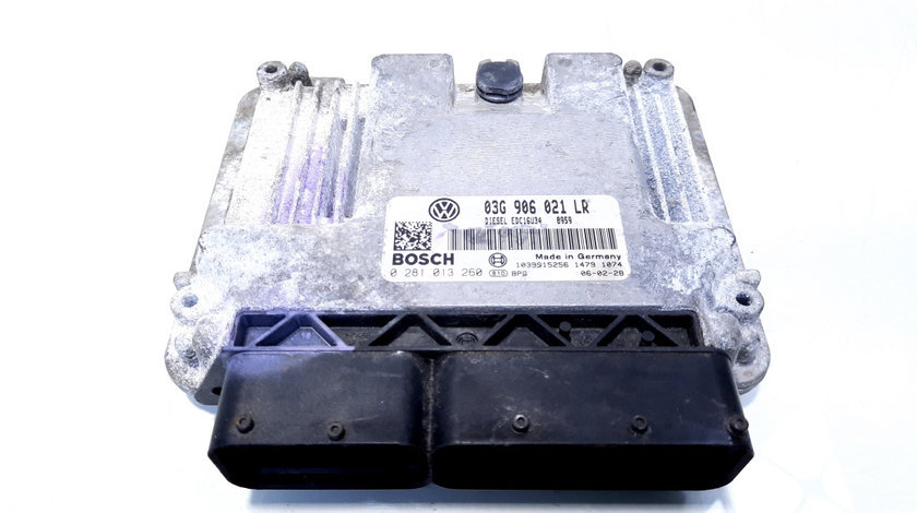 Calculator motor, cod 03G906021LR, 0281013260, Skoda Octavia 2 (1Z3), 1.9 TDI, BXE (idi:526847)