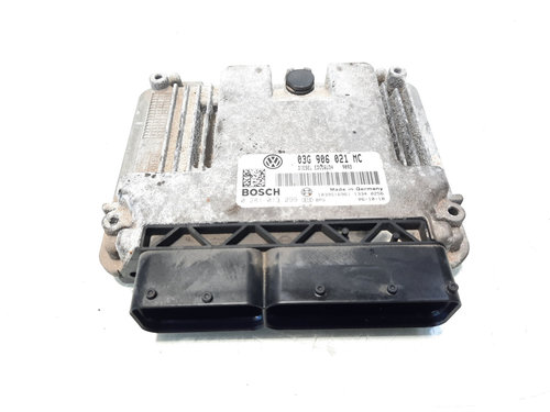 Calculator motor, cod 03G906021MC, 0281013299, Skoda Octavia 2 Combi (1Z5) 2.0 TDI, BMM (id:562711)