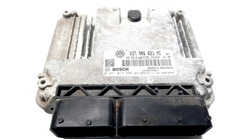 Calculator motor, cod 03G906021MC, 0281013299, Vw Jetta 3 (1K2) 2.0 TDI, BMM (idi:510552)