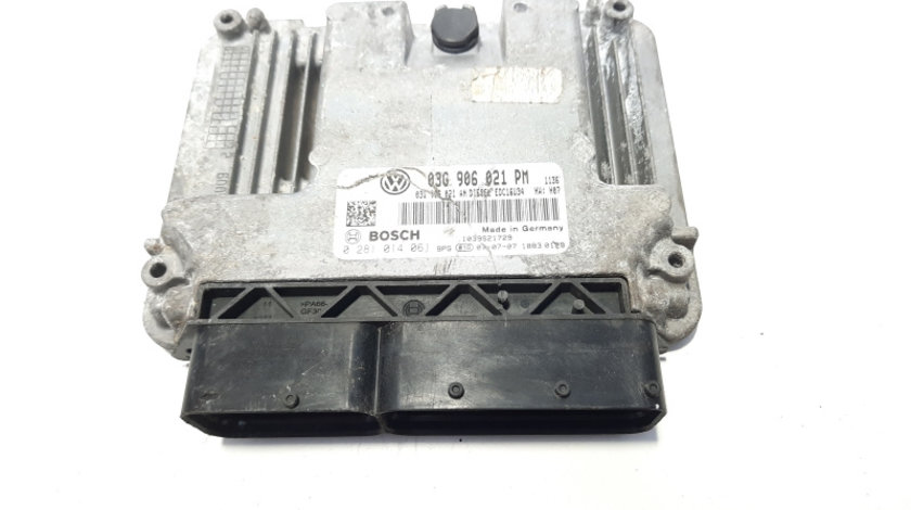 Calculator motor, cod 03G906021PM, 0281014061, Vw Jetta 3 (1K2) 1.9 tdi, BXE (id:482918)