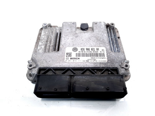 Calculator motor, cod 03G906021QM, 0281014111, Vw Golf 5 (1K1) 1.9 TDI, BXE (idi:526888)