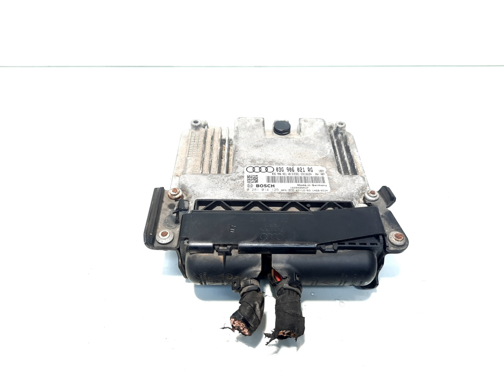 Calculator motor, cod 03G906021RG, 0281014125, Audi A3 Cabriolet (8P7) 1.9 TDI, BLS (idi:524310)