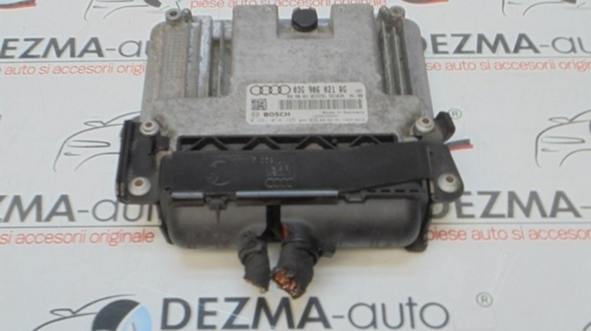 Calculator motor, cod 03G906021RG, 0281014125, Audi A3 Cabriolet (8P7) 1.9 tdi, BLS